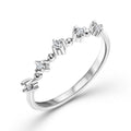Gold Diamond Ring - Five Facets
