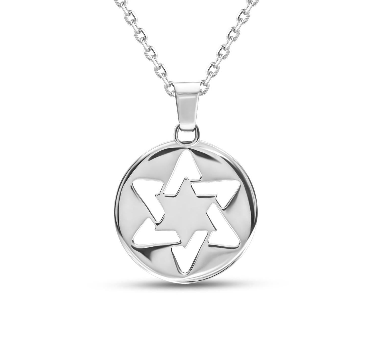 Star of David Pendant Handcrafted