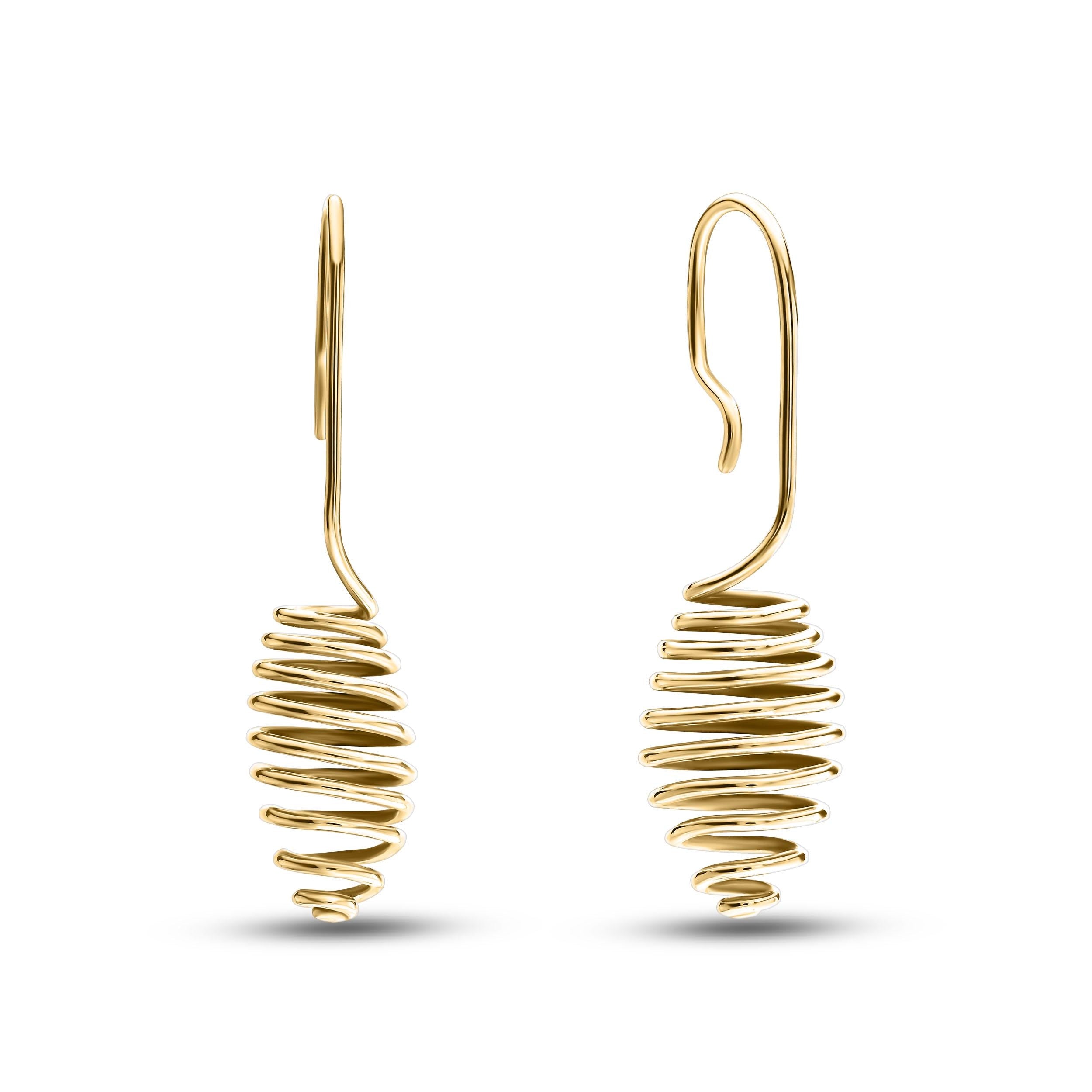 Handcrafted Minimalist Earrings - Ellipse