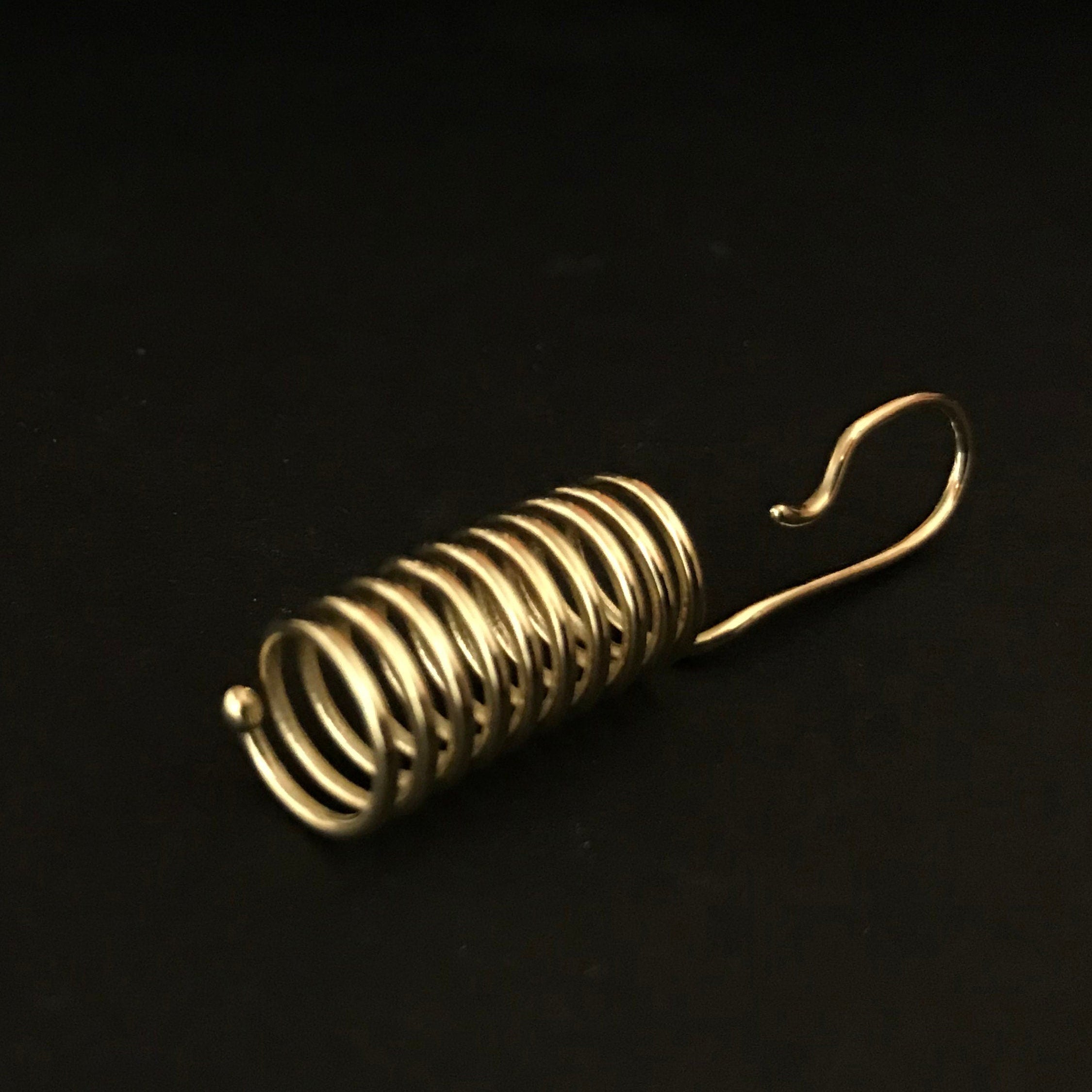 Boucles d'oreilles minimalistes faites main - Cylindre
