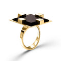 Modernist Gold Onyx Handcrafted