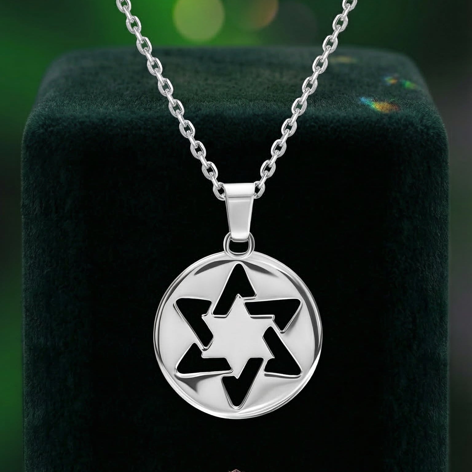 Star of David Pendant Handcrafted