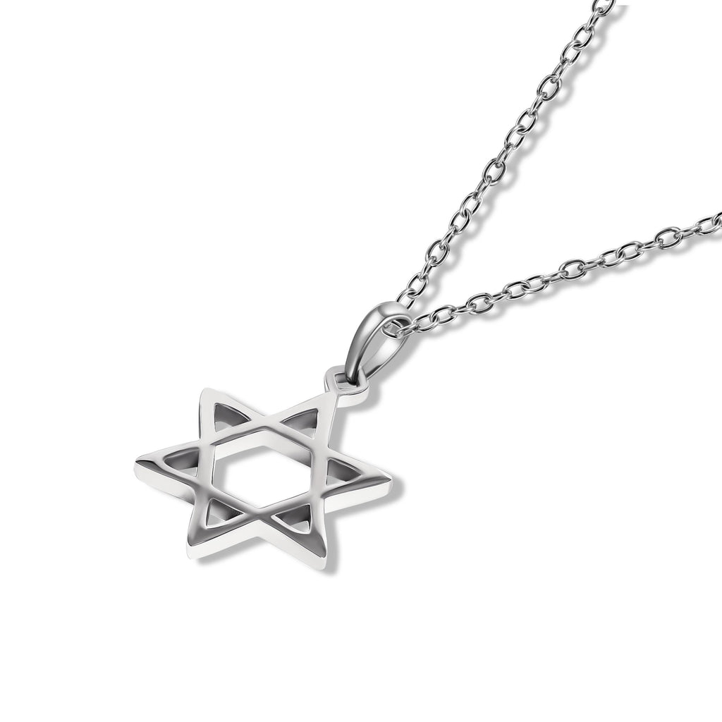 Pendentif Étoile de David en or Fait main