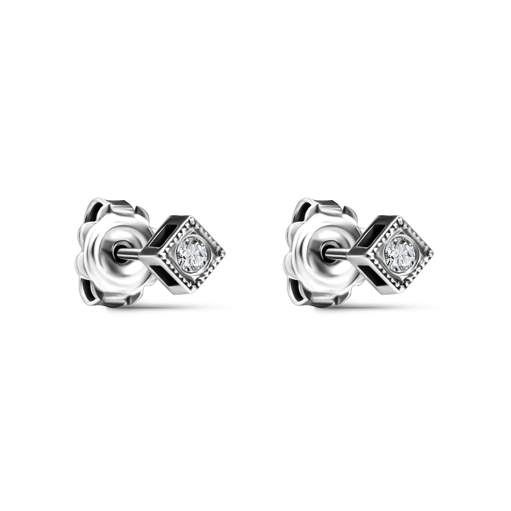 Œillet préféré avec diamant fait main