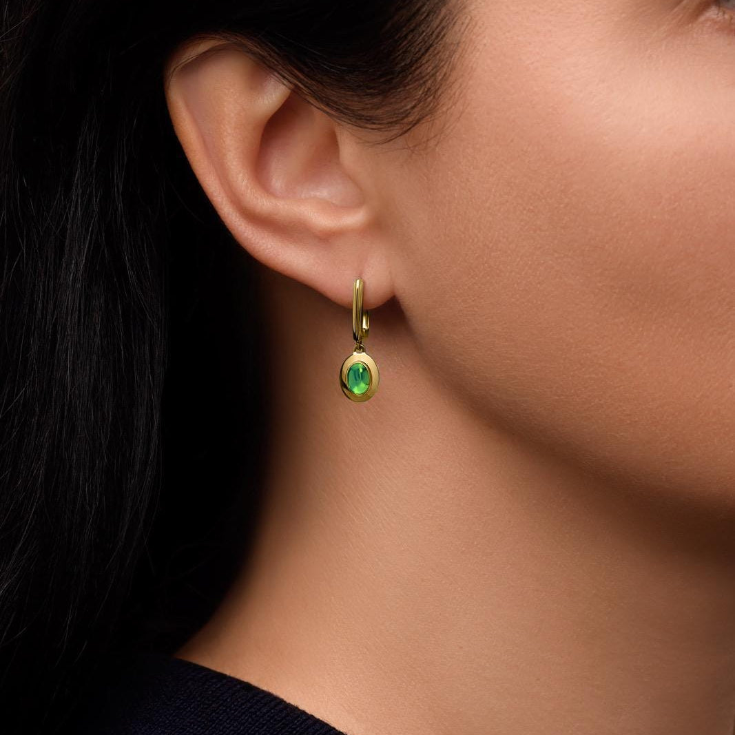 Handcrafted Tsavorite Classic Earrings